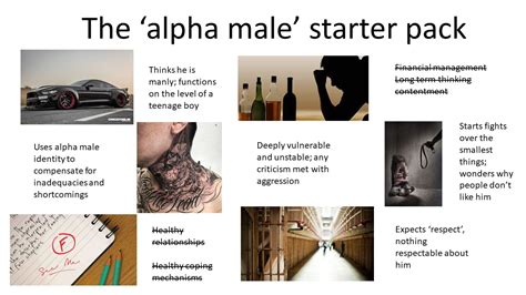 The Alpha Male Starter Pack Rstarterpacks