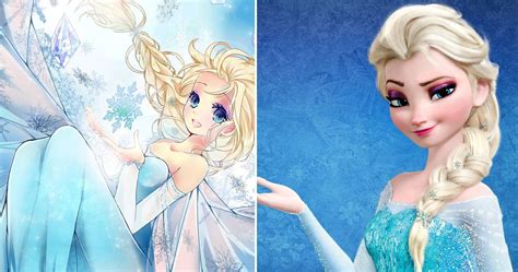 10 Disney Princesses Reimagined As Anime Characters Cbr Disney Films