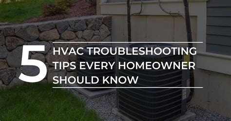 5 Hvac Troubleshooting Tips Every Homeowner Should Know Carolina