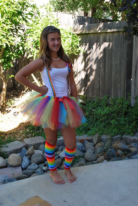 Custom Adult Rainbow Clown Tutu Halloween Costume 4500 On Etsy But