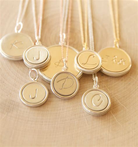 Personalized Necklaces For Her Initial Pendants For Mothers