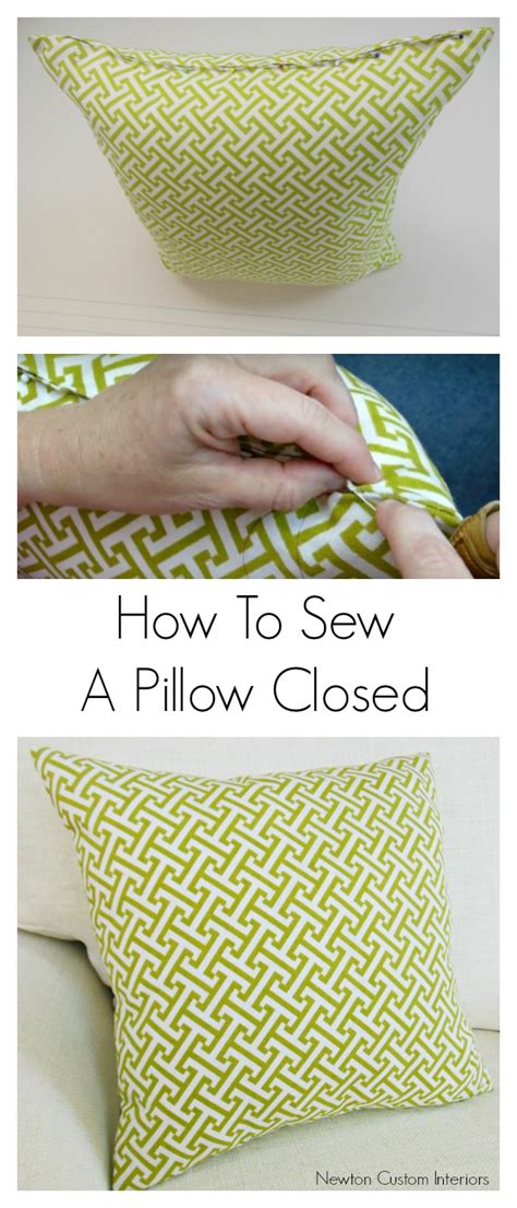 I confess that i'm a pillowoholic but i have some good reasons to add more to the living room. Hand Sew A Pillow Closed - An Easy Tutorial