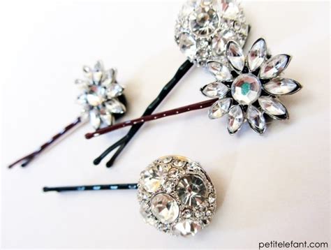 Follow these eight tips to use bobby pins, one of the most common hair accessories, in the most effective (and cute!) way. Diy Jeweled Bobby Pins · How To Make A Pin / Slide ...