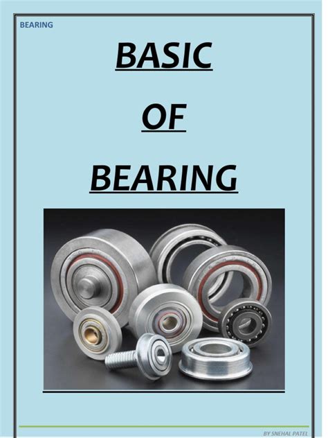 Basic Of Bearing Bearing Mechanical Engineering Tolerance