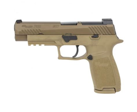 Sig Sauer P320 M17 Coyote Tan 9mm 47″ Barrel 17 Rounds Night Sights