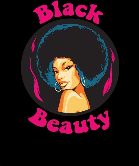 black beauty black women empowerment digital art by shunnwii fine art america
