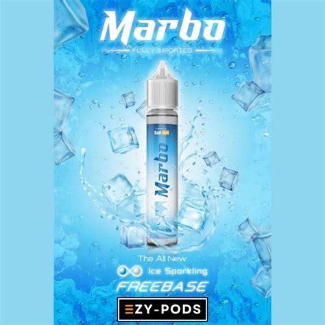 น้ำยาฟรีเบส มาโบน้ำแร่ marbo freebase 30 ml [ แท้ ] ezy pods ขาย จำหน่าย พอต บุหรี่ไฟฟ้า