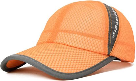Ellewin Unisex Breathable Full Mesh Baseball Cap Quick Dry Running Hat