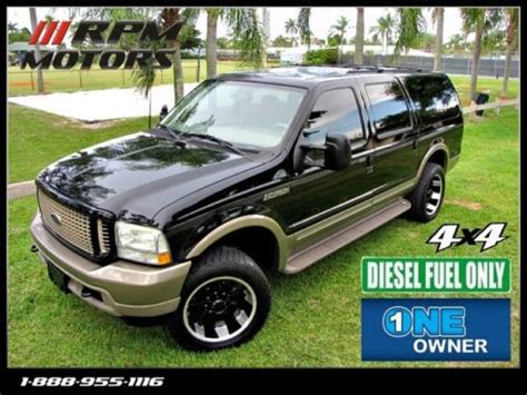 Purchase Used 1 Owner Florida Owned Ford Excursion 60 Diesel 4x4 Eddie