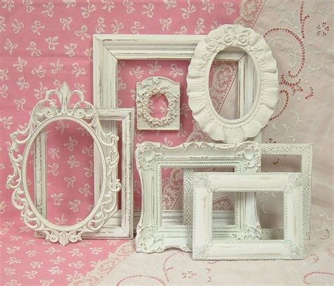 Different Shapes And Sizes Classic Soft White Romantic Shabby Chic