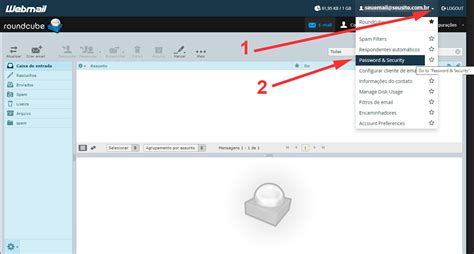 Como Alterar A Senha De Seu E Mail No Webmail Roundcube Tutorial