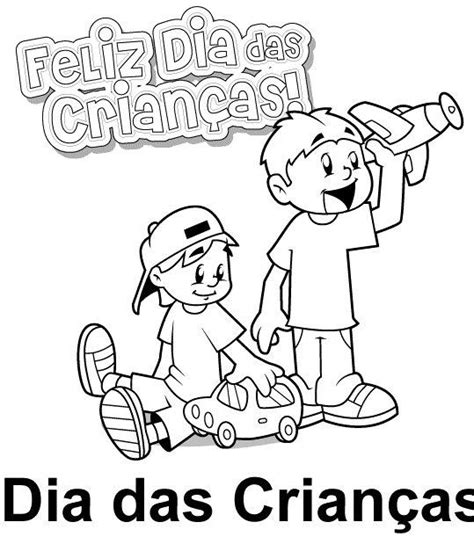 28 Desenhos Do Dia Das Crianças Para Colorir Educação Infantil Aluno On