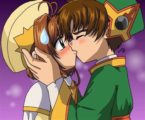 Syaoran Is Kissing Sakura By Cowgirlem Anime