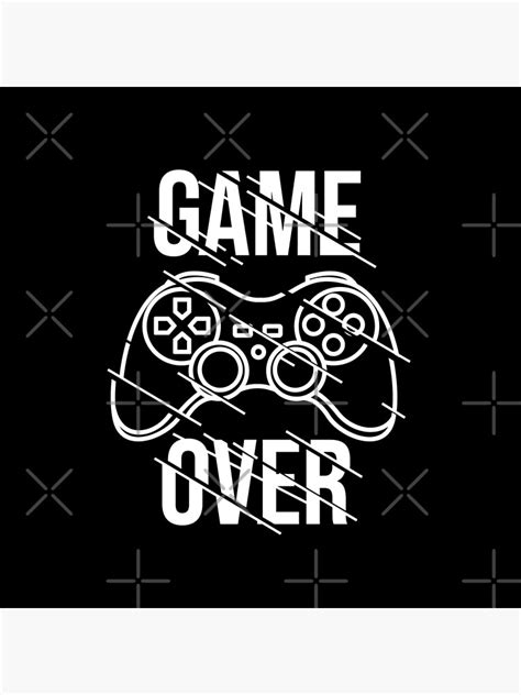 Game Over Gaming Controller A Gamer Poster By Theproudmoon222