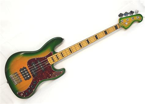 Spear Flextool Green Sunburst 4 String Bass Guitar 202102265 Reverb