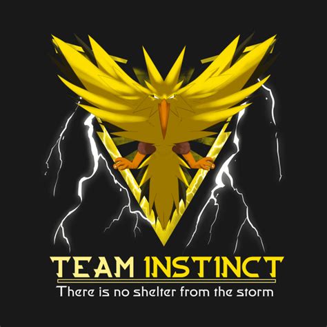 We are not affiliated with the pokémon company, nintendo, or with pokémon go, you'll discover pokémon in a whole new world—your own! Team Instinct - Pokemon Go - T-Shirt | TeePublic