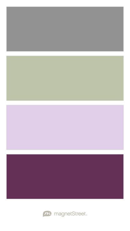 Wedding Colors Classic Gray Sage Lavender And Eggplant Sage Color