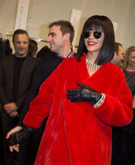 Rihanna At Christian Dior Fashion Show In Paris Hawtcelebs