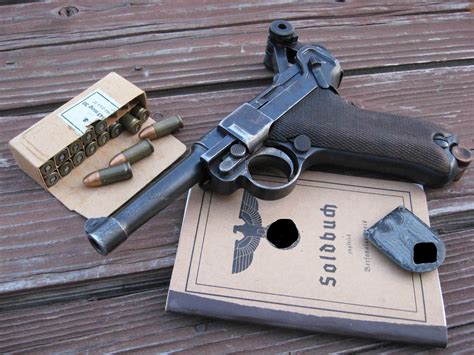 Pistolet Luger P08 Allemand Reconstitution Premium Denix Surplus Hector