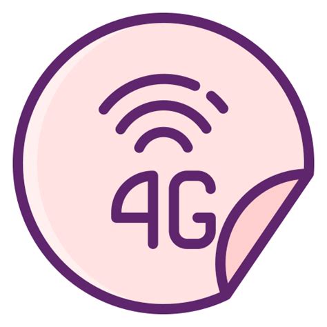 4g Flaticons Lineal Color Icon