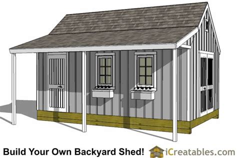12x20 Shed Plans Easy To Build Storage Shed Plans And Designs Shed