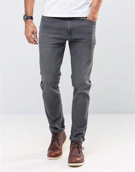 Asos Skinny Jeans In Dark Gray Gray Jeans Jeans Outfit Men Grey