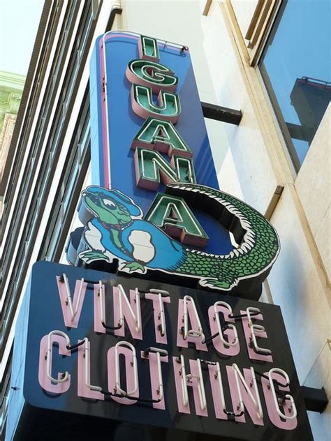 Unlit Neon Sign For Iguana Vintage Clothing Store In Hollywood By Jeff