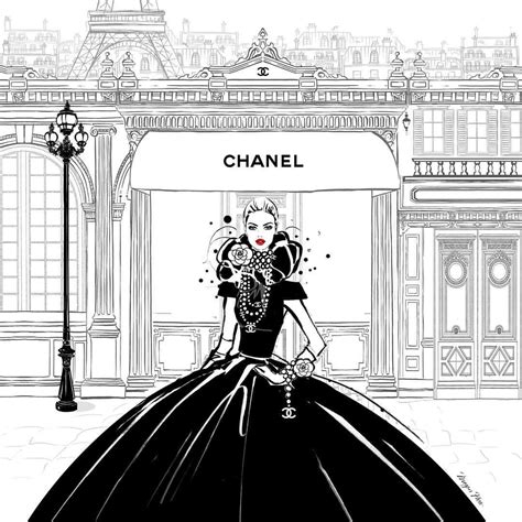 Megan Hessさんはinstagramを利用しています Paris Fashion Illustration Chanel