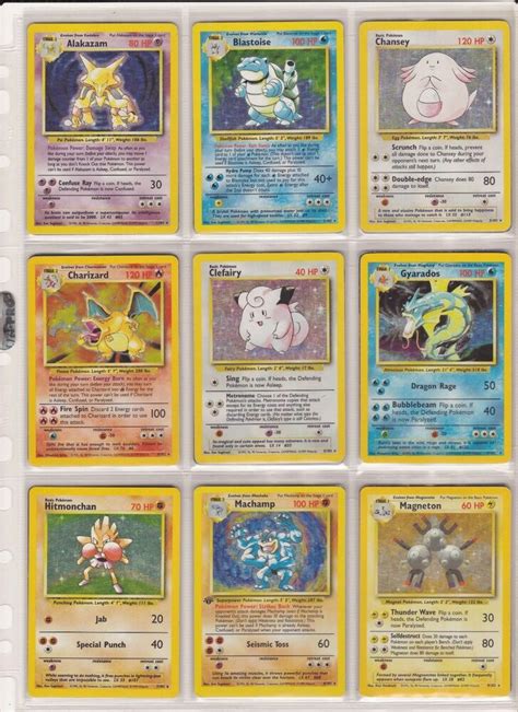 That's a pretty decent price considering pokemon cards were worth about £3 to £4 per pack in the nineties. Base Set Pokemon Cards - All holos / shiny + rares - very old collection! | eBay