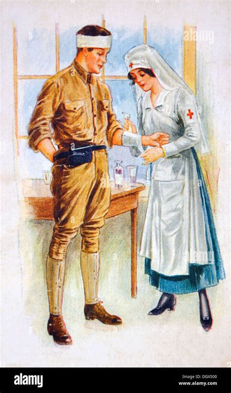 Craft Supplies And Tools World War I Nurse And Patient Instant Digital