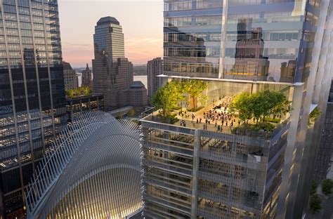 new renderings reveal updated design for norman foster s two world trade center in financial