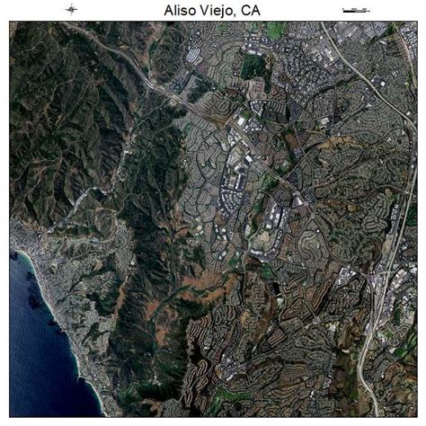 Aerial Photography Map Of Aliso Viejo Ca California