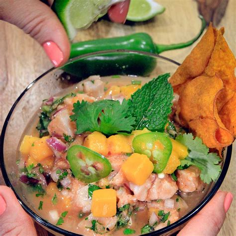 CEVICHE CON MANGO Jacquie Marquez Blog Oficial