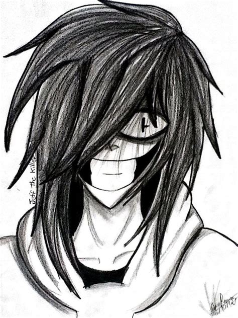 How To Draw Jeff The Killer Anime