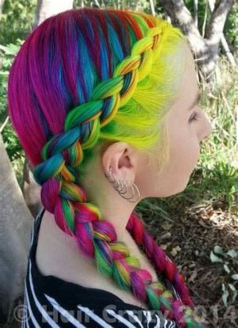 Rainbow Braids That Will Make You Want To Dye Your Hair