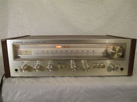 Vintage Pioneer Sx 550 Stereo Receiver Home Audio By Theposterposter On