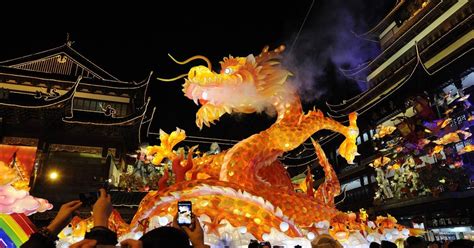 Perayaan Imlek Tahun Naga Di Hongkong Koleksi Gambar Bagus
