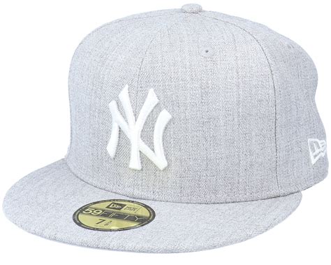 New York Yankees Mlb 59fifty Basic Heather Grey Fitted New Era Все