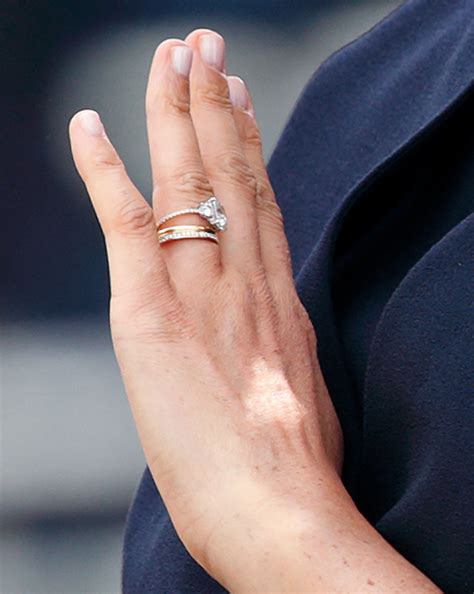 Meghan markle and prince harry made their media premiere as an engaged couple on november 27, 2017, just over a year after they initially confirmed their relationship to the public. Meghan Markle's engagement ring upgrade - the real story ...