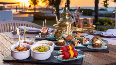 Sunset Arabic Afternoon Tea Tean Jumeirah At Saadiyat Island Resort