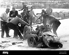 Lorenzo Bandini Italian race car driver crashed his Ferarri into a wall ...