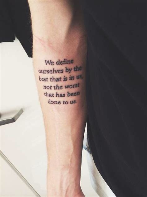 Forearm Quote Tattoos Designs Ideas And Meaning Tattoos For You