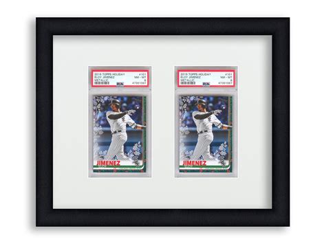 Psa Graded Card Frame Display 2 Opening Frame Fitted For 2 Psa Etsy