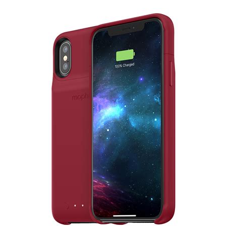 Mophie Wireless Charging Case Dark Red Iphone Xs Mophie Touch