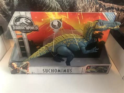 Jurassic World Fallen Kingdom Suchomimus Figure Mattel Wave 2 Chomp Attack Toy 7500 Picclick