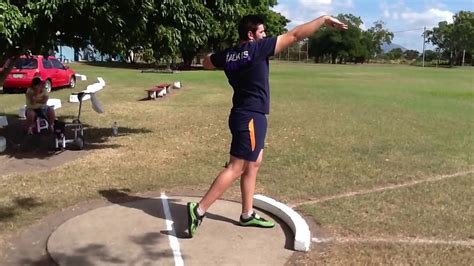 You try to throw a weight further than your competitors. Shot put basics Standing throw - YouTube