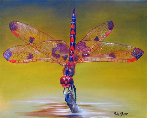 Dragonfly Colors Painting By Phyllis Beiser