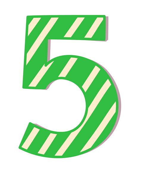 5 Number Png Images Transparent Background Png Play Images