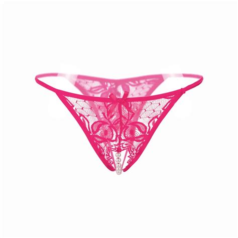 Wocleiliy Women Lace Crotchless Panties Crotch Thong 21840 Hot Sex
