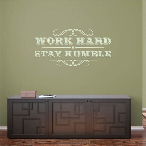 Work Hard Stay Humble Wall Decal Shop Fathead For Wall Art Décor